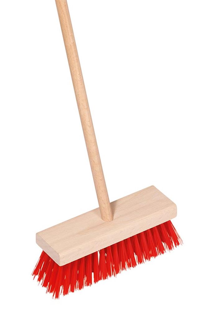 Cepillo infantil Goki 65 cm rojo