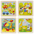 Puzzle granja, animales marinos, etc. 9 piezas.