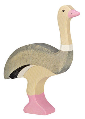 Avestruz Holztiger. 12cm.