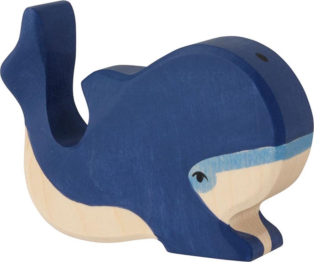 Ballena azul Holztiger, pequeña. 10cm.