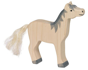 Caballo Holztiger, cabeza erguida, gris m