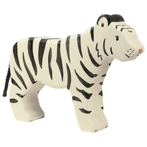 Tigre blanco Holztiger. 15x2,8x11cm. 3+