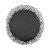 Rosewood Cama para perros pelusa plateada gris