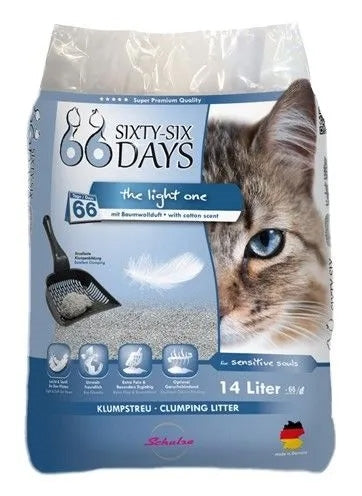 66 días de lecha en gato ligero de algodón