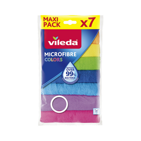 Vileda paño microfibra colores 7 piezas