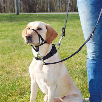 Trixie arnés para perros top trainer arnés antitirones negro