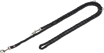 Trixie correa para perros cavo ajustable negro
