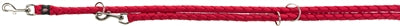 Trixie correa para perros cavo ajustable rojo