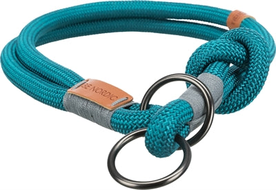Trixie collar para perros be nordic half-slip petróleo gris claro