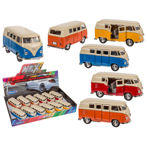 Coche modelo dsp con retroceso. autobús vw t1