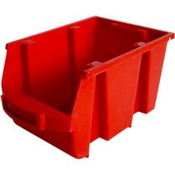 Papelera viso spacy3r 4l 15 x 23,5 x 12,6 cm rojo