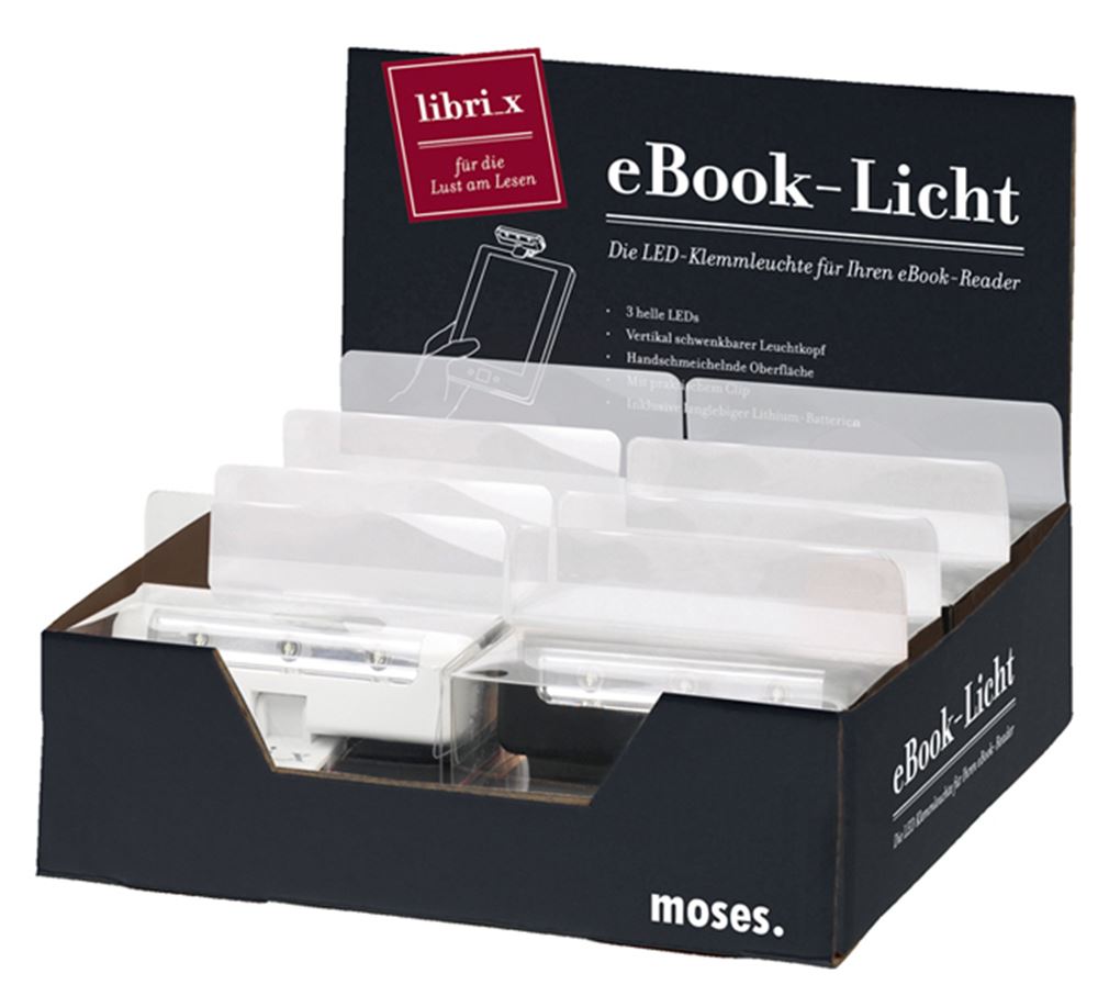 Dsp libri luz de lectura ebook 2 culo (8 piezas)