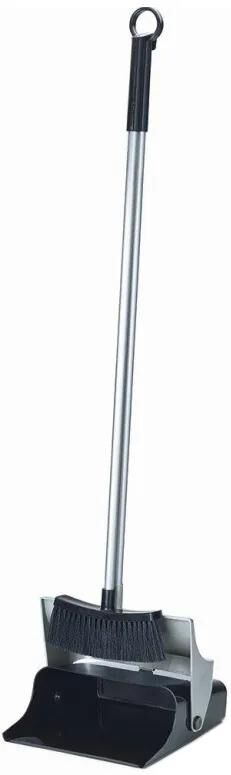 Nölle profi cepillo barredor juego de barrer pala plegable mango de aluminio, h=110cm