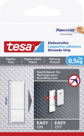 Tira adhesiva Tesa para papel pintado y yeso