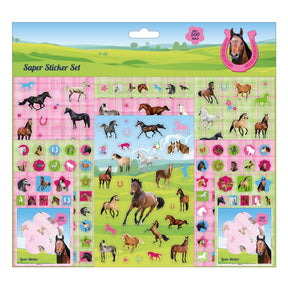 Set de pegatinas básico caballos 500+