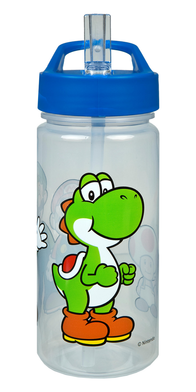 Botella aerodinámica encubierta Super Mario, 500 ml