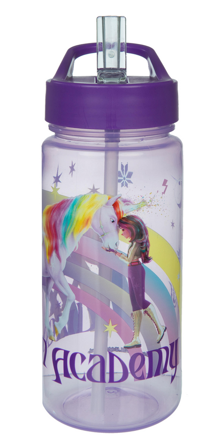 Vaso Undercover Unicorn Academy de 500 ml con diseño de arcoíris de unicornio.