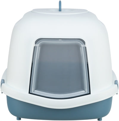 Trixie gato box primo xxl top con capucha azul blanco