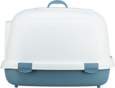 Trixie gato box primo xxl top con capucha azul blanco
