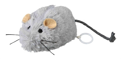 Trixie ratón de peluche de cuerda con hierba gatera