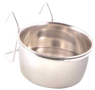 Trixie cuenco de comida con soporte para colgar de acero inoxidable