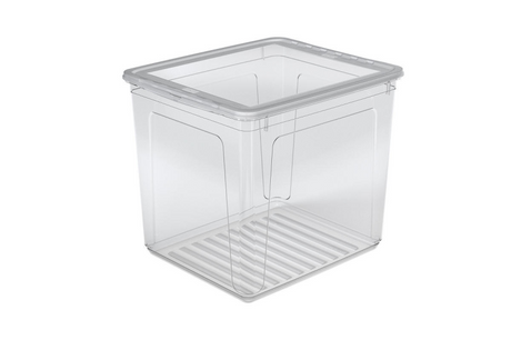 Caja de almacenamiento keeper 10580 30 l transparente