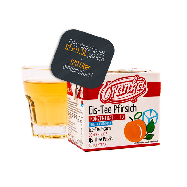 Té helado Oranka melocotón (12x 500ml)