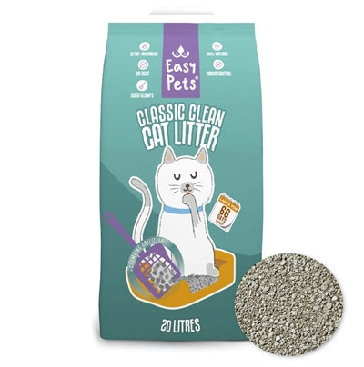 Arena para gatos aglomerante limpia clásica Easypets