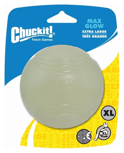 ¡Chúchalo! bola luminosa máxima – juguete para perros – pelota para perros – flotante – juguete para buscar – brilla en la oscuridad – extra grande – ø9 cm – 1 pieza