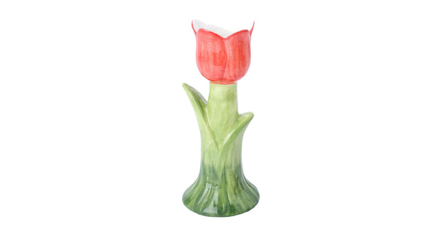Vase zona sur d7 h17cm green red
