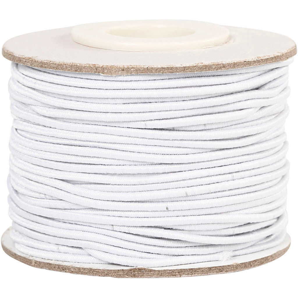 Empresa creativa https: www.cchobby.nl cordón-elástico-grosor-1-mm-blanco-25-m-1-rollo