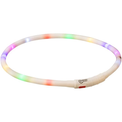 Trixie collar luminoso para perros USB silicona recargable multicolor
