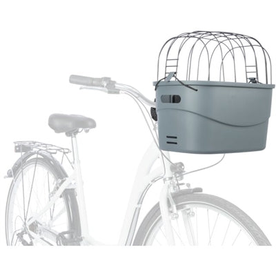 Trixie manillar bicicleta cesta plástico gris