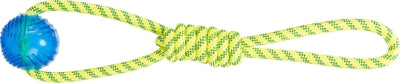 Trixie aquatoy tirador de cuerda flotante poliéster amarillo verde