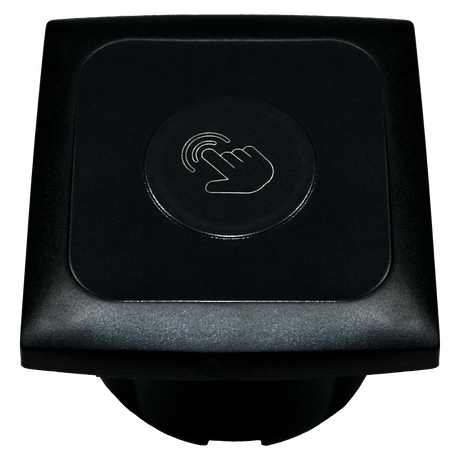 Iluminación regulable C-line para autocaravana y caravana con marco de cubierta opal negro - sin embalaje de venta
