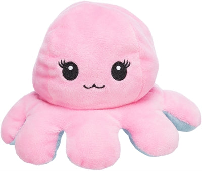 Trixie pulpo peluche reversible gris amarillo