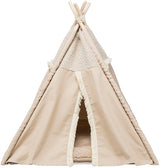 Trixie Cesta para gatos tipi boho beige