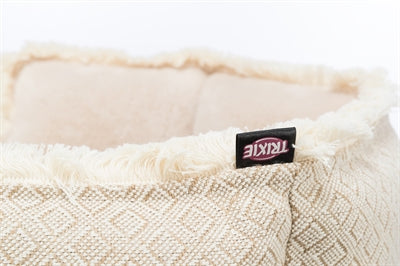 Trixie cama para perros boho angular beige