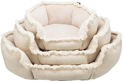 Canasta de perros trixie boho angular beige