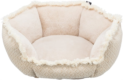 Canasta de perros trixie boho angular beige