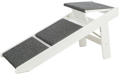 Trixie gangboard with fold -out steps MDF white