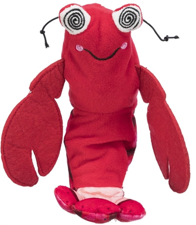 Trixie tela festoneada de camarones catnip rojo