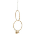Trixie anillo doble cuerda natural