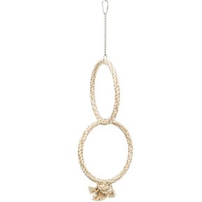Trixie anillo doble cuerda natural
