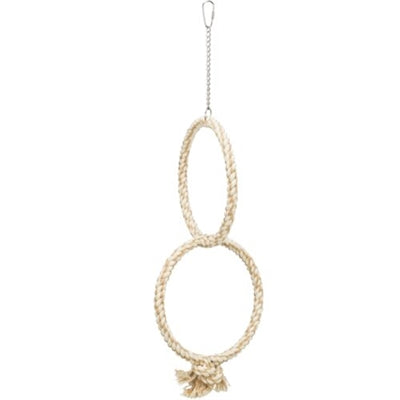 Trixie anillo doble cuerda natural