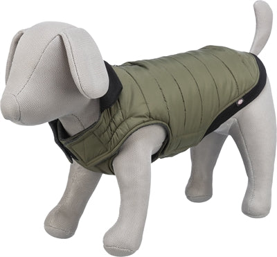 Trixie abrigo para perros arlay verde oscuro