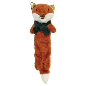 Feliz mascota bosque de piedras preciosas zorro chillón