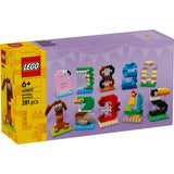 Lego classic 40807 - figuras de cumpleaños