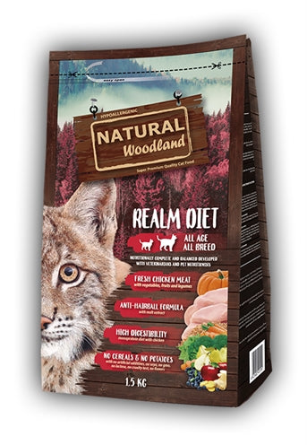 Dieta del reino del bosque natural