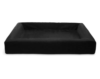 Bia bed cama para perros con funda de terciopelo real negro